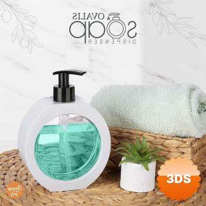 350 Ml Tezgah Üstü Oval Banyo Mutfak Sıvı Sabunluk Banyo Mutfak Bulaşık Lavabo Deterjanlık
