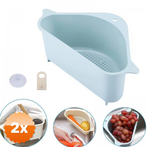 2 Adet Süzgeçli Lavabo Süzgeci – Vakum Aparatlı Kenar Süzgeci