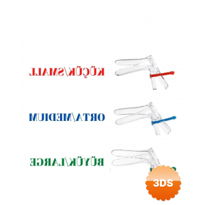 Vaginal Speculum S/m/l - Vajinal Spekülüm 3lü Paket