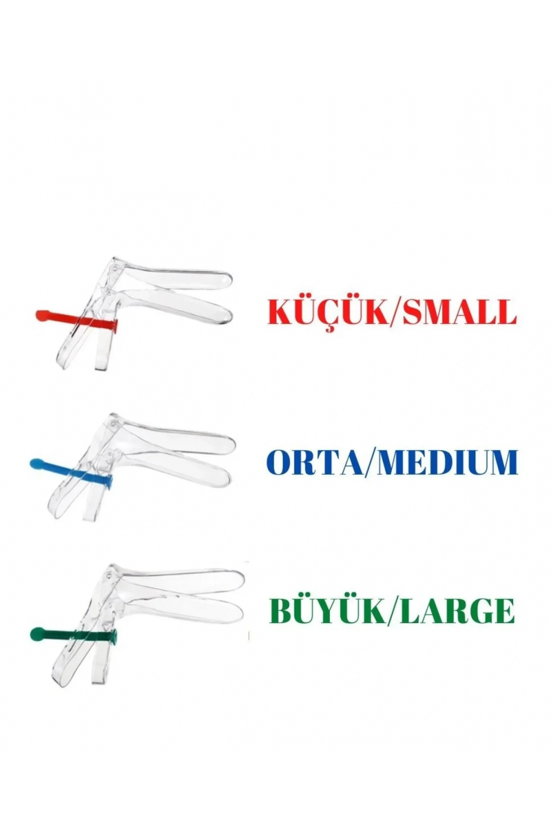 Vaginal Speculum S/m/l - Vajinal Spekülüm 3lü Paket