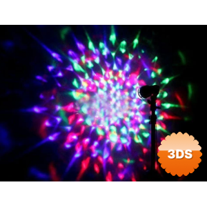 Renkli Led Döner Başlıklı Disko Ampulü