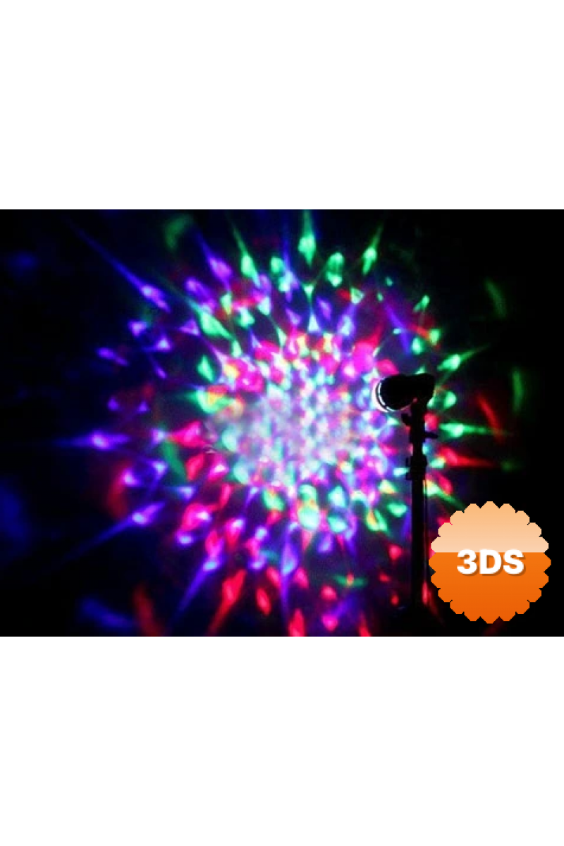 Renkli Led Döner Başlıklı Disko Ampulü
