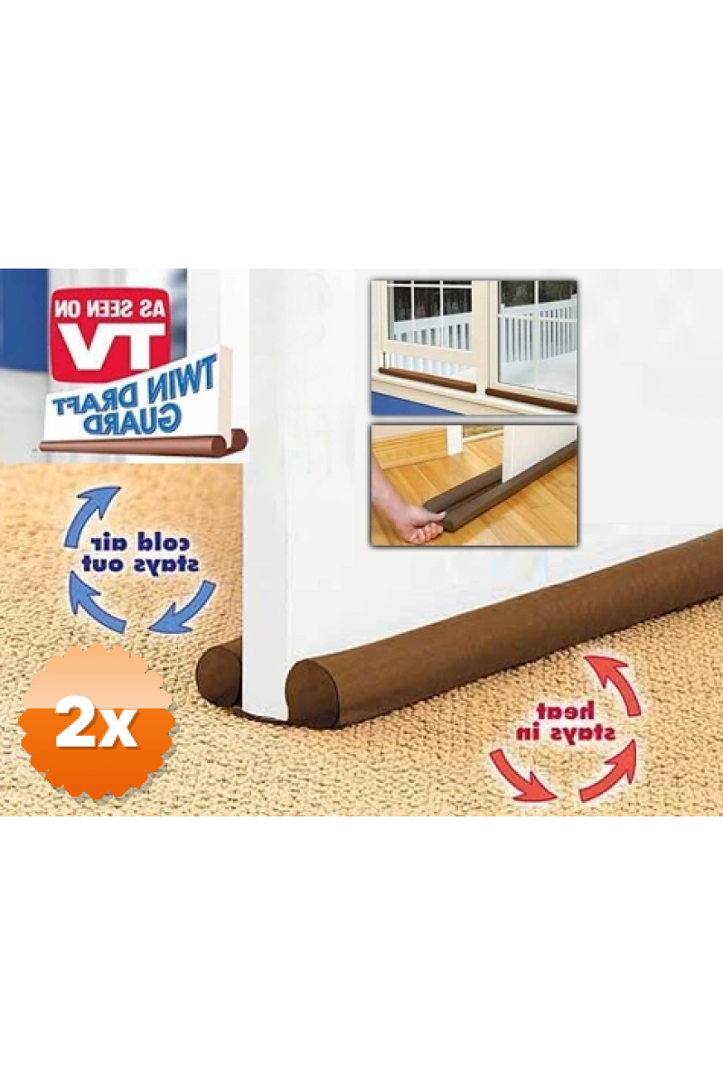 2 Adet Çift Taraflı Kapı Altı Rüzgarlığı