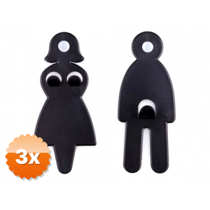 3 Paket Sevimli Kız Ve Erkek Askı Seti (2 Adet)