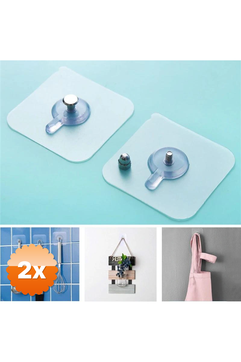 5 Li Yapışkanlı Mutfak Banyo Raf Tutucu Askı Pin Çerçeve Çok Amaçlı Askısı