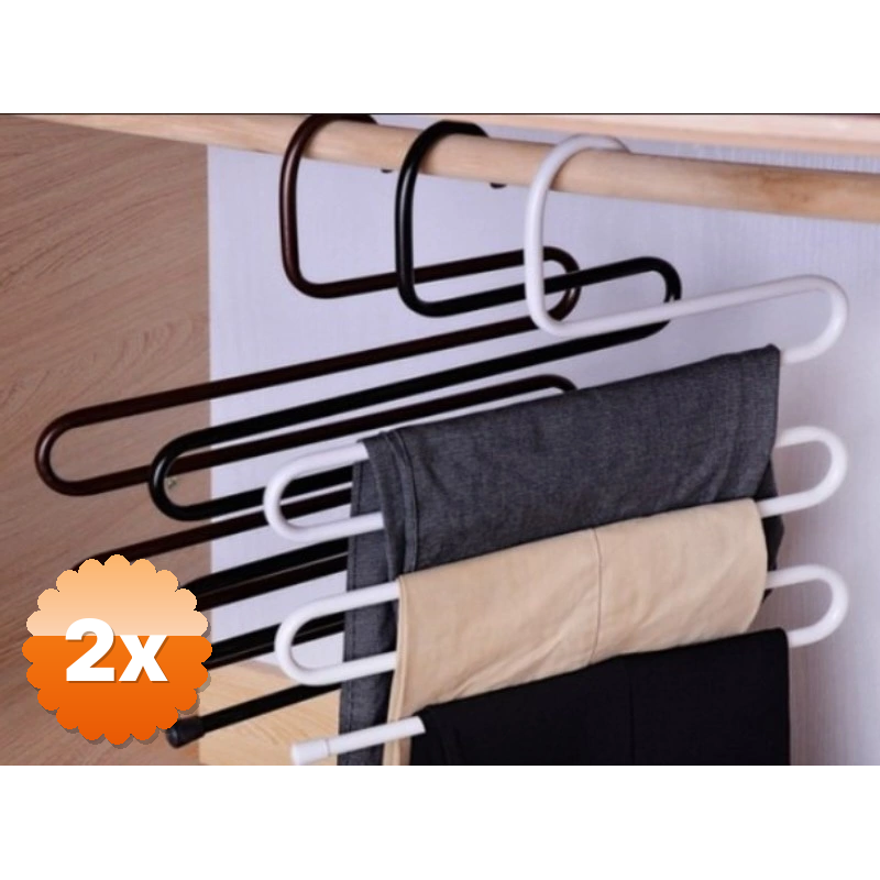 2 Adet Pantolon Askısı 5 Katlı