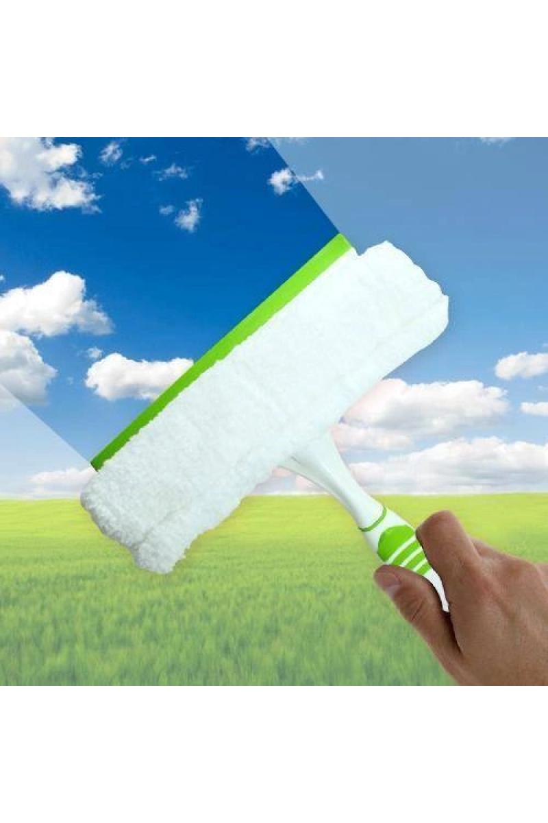 Çekçekli Mikrofiber Cam Silme Mopu