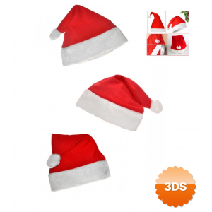 Noel Baba Şapkası 3 Adet Set