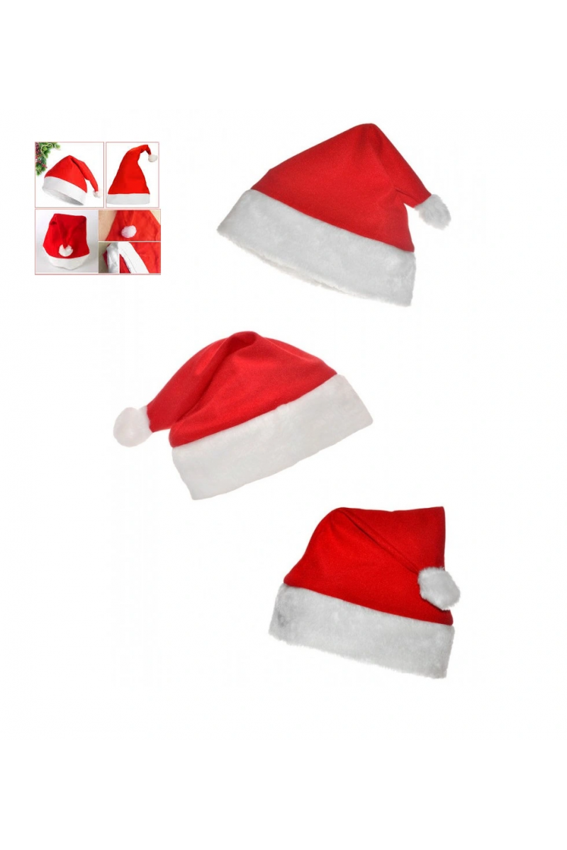 Noel Baba Şapkası 3 Adet Set