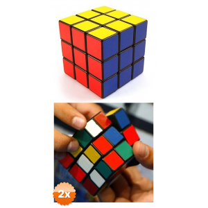 2 Adet Yapboz Küp Puzzle Zeka Küpü Çocuk Gelişim Eğitici Zeka Oyunu Rubik