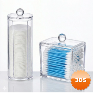 Kulak Çubuğu Ve Makyaj Pamuğu Organizeri Set