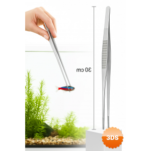Uzun 30 Cm Çelik Cımbız - Akvaryum Maşası