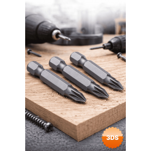 3 Adet 50 Mm Yıldız Uçlu Tornavida Bits