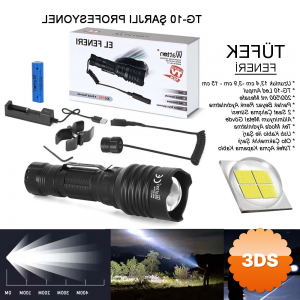 Tg - 10 Şarjlı Profesyonel Av Feneri Wt - 620