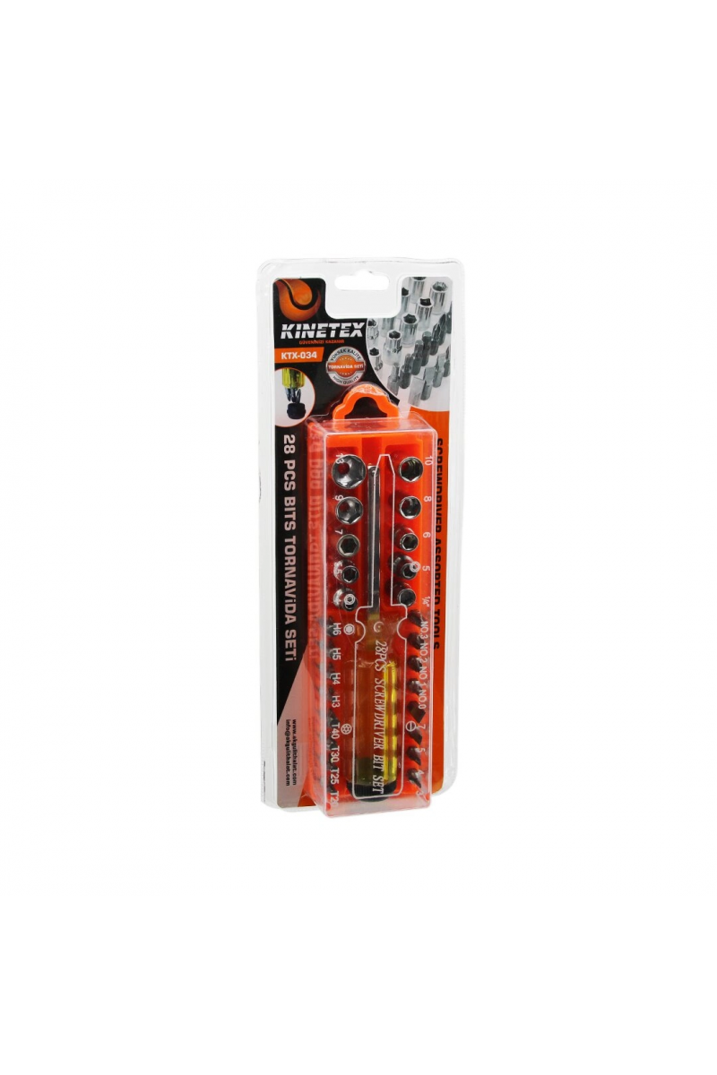 28 Pcs - Çıkar Tak Tornavida Bits Seti