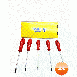 Tornavida 5 Parça Tork Torx Tornavida Seti