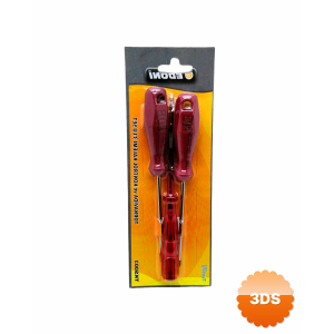 3 Parça Set Tornavida Yıldız - Düz - Kontrol Kalemi