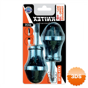 2pcs - Yıldız - düz Topaç Tornavida Seti 6x35