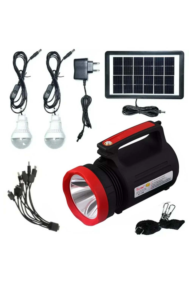 Solar Güneş Enerjili Fener Işıldak Led Ampül Wt - 315