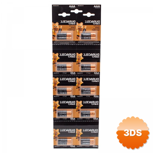 Duracell 1.5v İnce Aaa 20'li Alkalin Pil Lr03/mn20