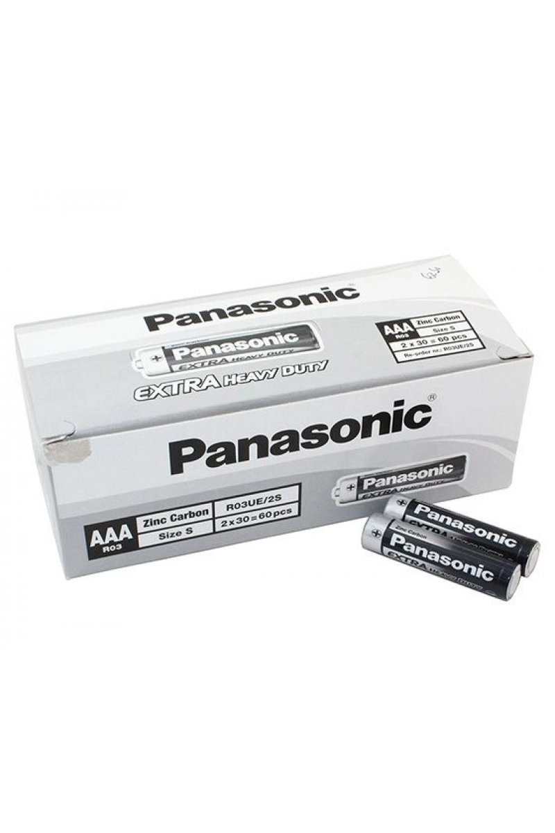 Panasonic Manganez İnce Kalem Aaa Pil 60lı Paket