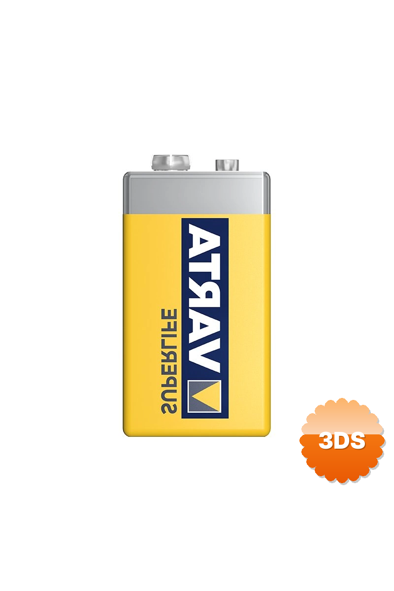 Varta Superlife Çinko 9 Volt Pil 12li Paket