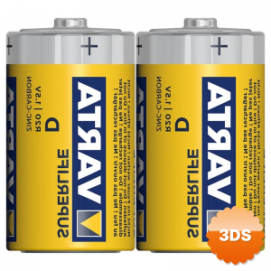 Varta Superlife Çinko Büyük D Boy Pil 24'lü Paket