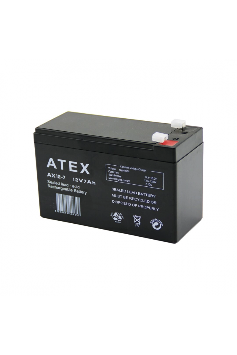 Akü Kalın Kuru Akü 12v - 7ah Amper