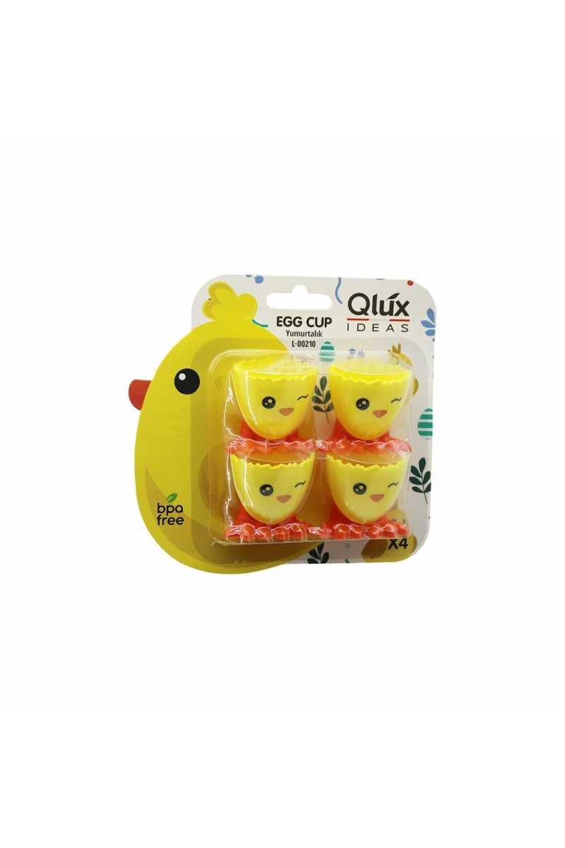4pcs Yumurtalık Emoji Desen Renkli Plastik Civciv Ayaklı Kırık Yumurta Kabuk Model