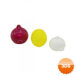 3lü Saklama Kutusu Limon Soğan Sarımsak Renkli Plastik Fileli Ambalaj