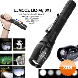 Profesyonel Tx6 Şarjlı Zoomlu El Feneri Wt - 241