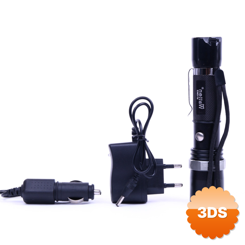 Zoomlu Şarjlı El Feneri En Uygun Fiyata Wt - 038