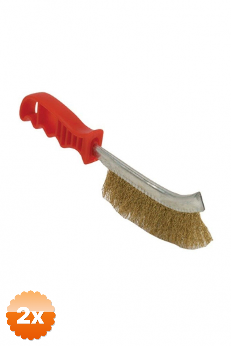 2 Adet Plastik Saplı Tel Fırça
