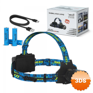 Cree P360 12.000 Lümen Şarjlı Kafa Lambası Wt - 627