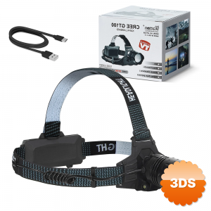 Gt100 Led Şarjlı Kafa Lambası Wt - 628