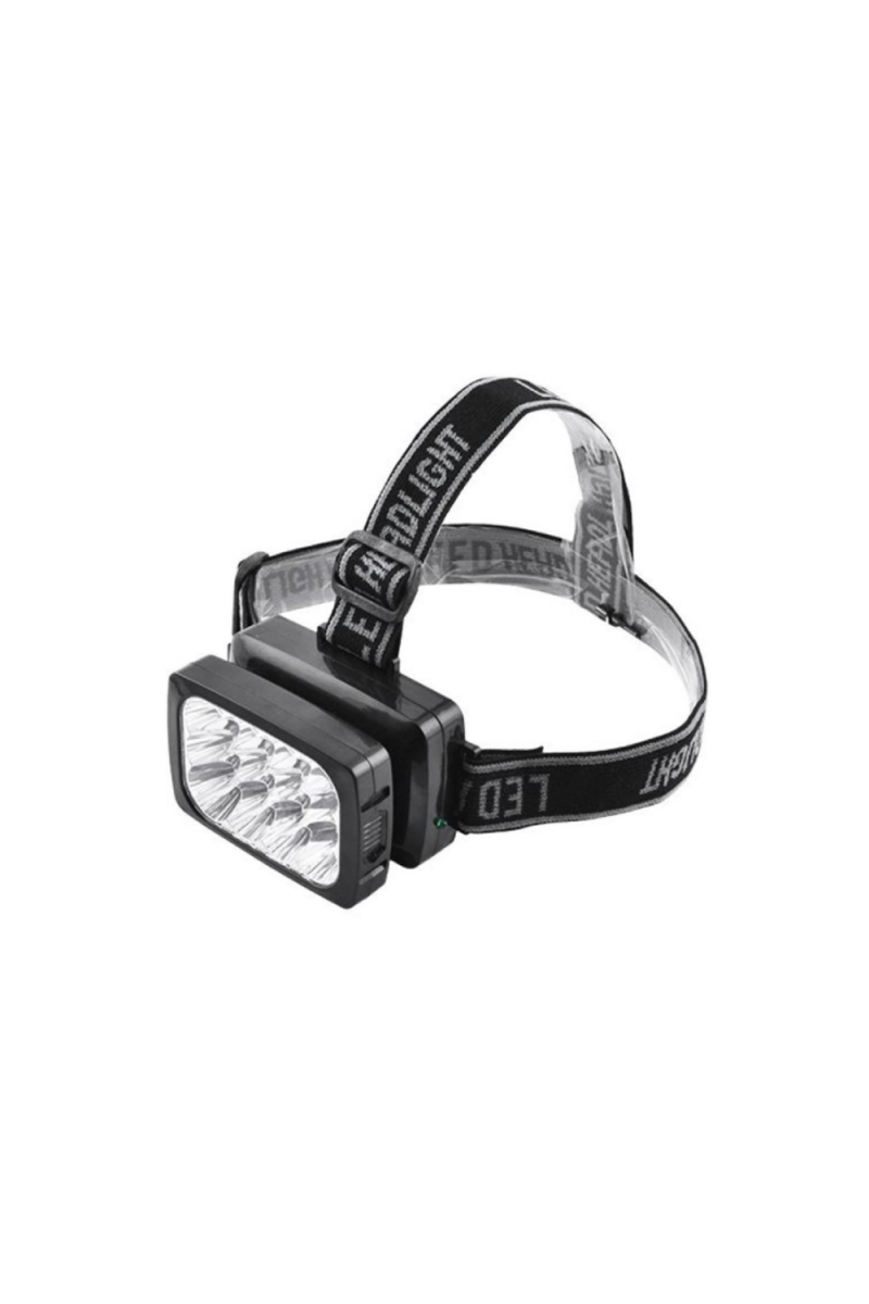 12 Ledli Güçlü Şarjlı Kafa Lambası Wt - 064