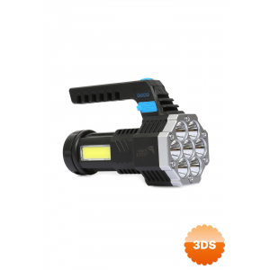 Ps - 3879 Usb Şarj Göstergeli Şarj Edilebilir 7*xpe +cob Led El Feneri
