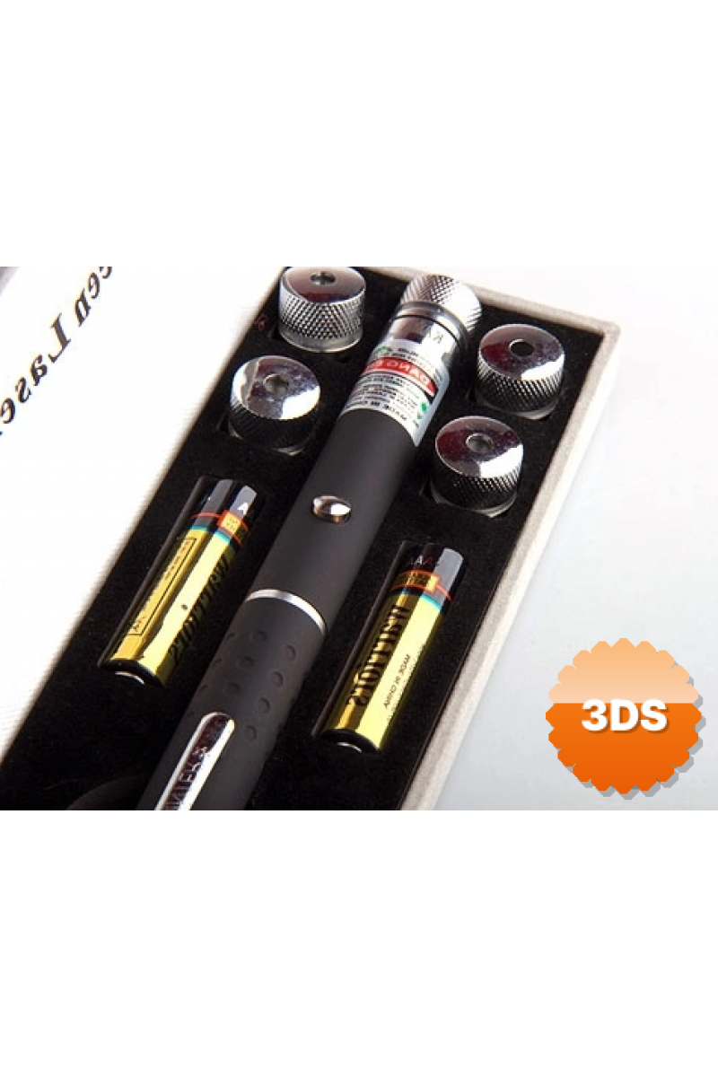 Yeşil Lazer Pointer 8000 Mw 5 Başlıklı