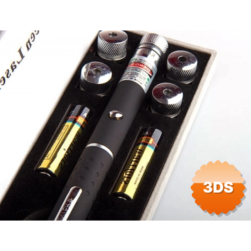 Yeşil Lazer Pointer 8000 Mw 5 Başlıklı