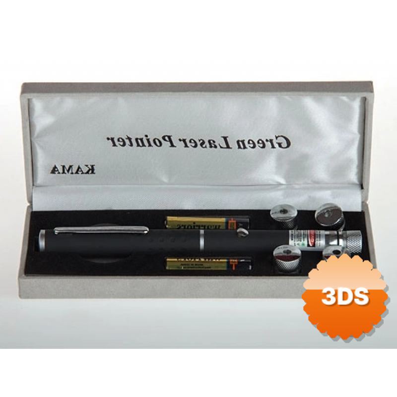 Yeşil Lazer Pointer 8000 Mw 5 Başlıklı