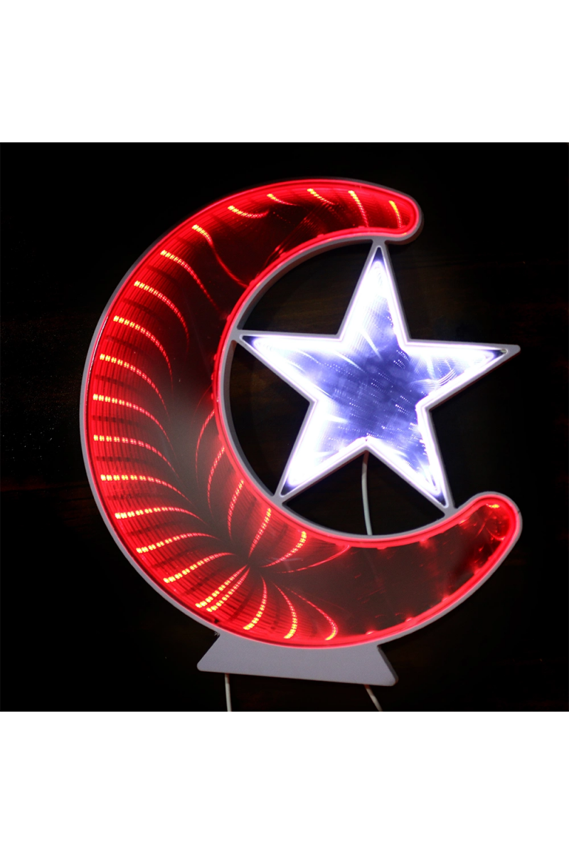 Ay Yıldız Işık Pano Türk Bayrağı Bm - 079
