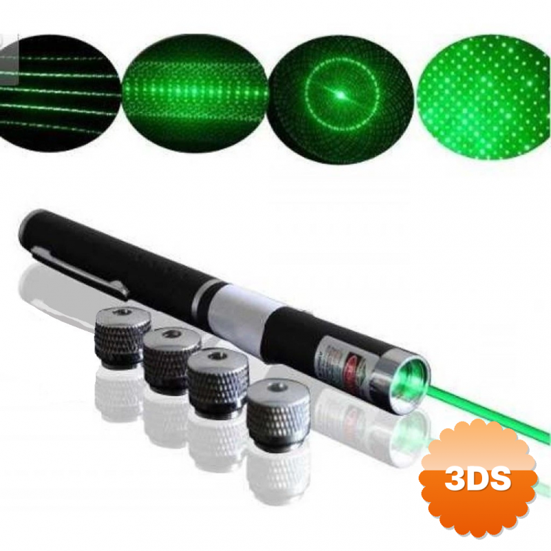 Yeşil Lazer Pointer 5000 Mw 15 Km Etkili (tek Başlık 5 Model)