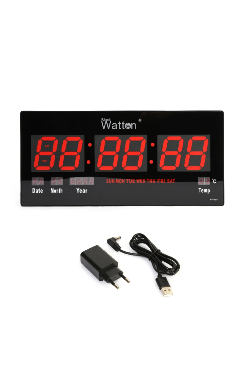 Dijital Duvar Ve Masa Saati Wt - 109
