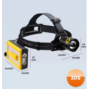F.b.ı Pro F - 3003 Alüminyum Pm10 - tg Led Type - c Powerbank Ve Solar Şarjlı Kamp Kafa Feneri