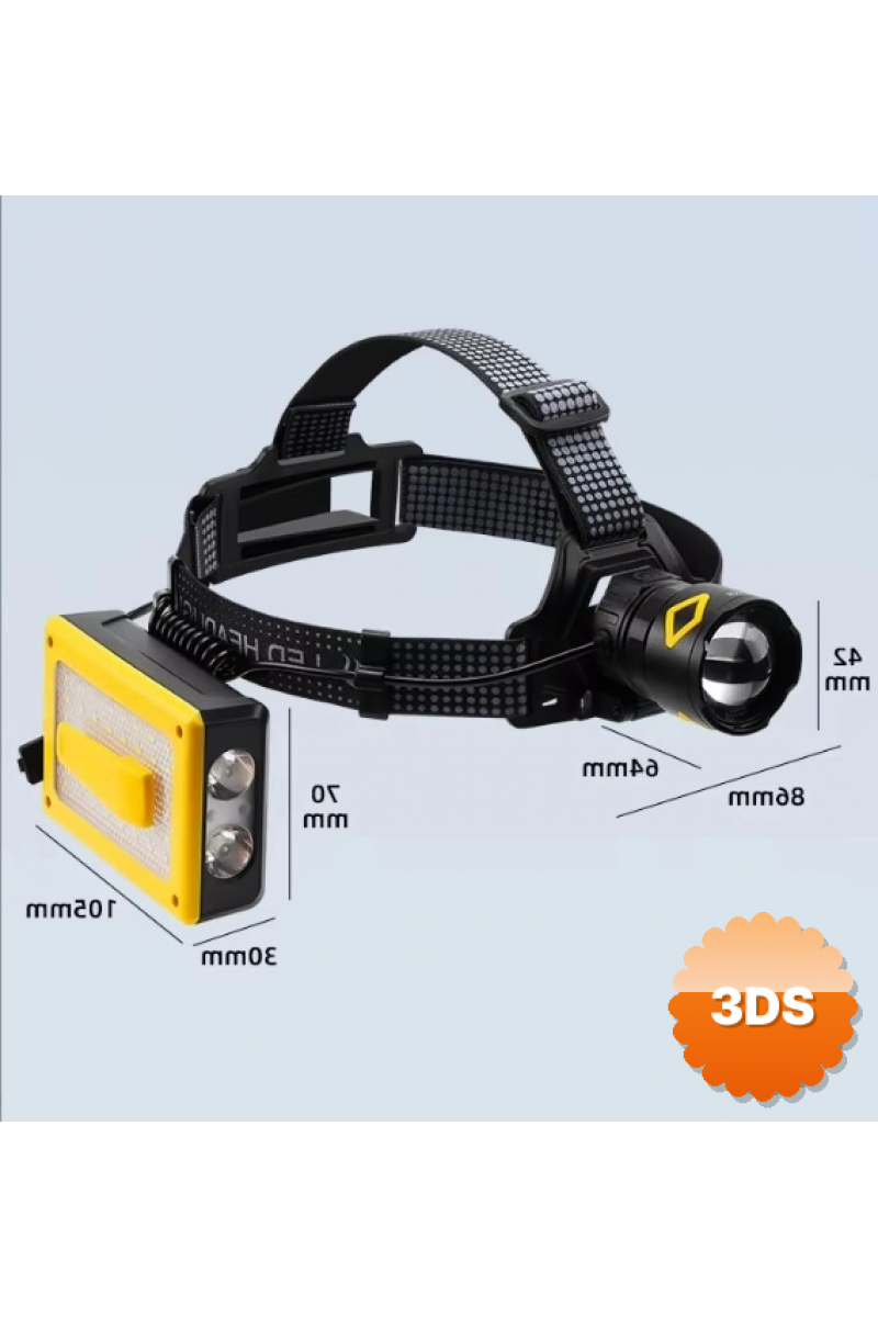 F.b.ı Pro F - 3003 Alüminyum Pm10 - tg Led Type - c Powerbank Ve Solar Şarjlı Kamp Kafa Feneri