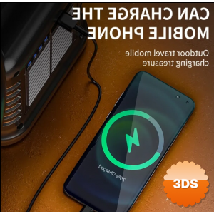 Wıson Ws - 4343 Çok Fonksiyonlu Solar Şarjlı Powerbanklı Kamp Lambası