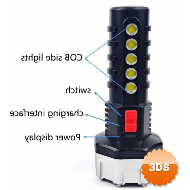 Polizei P - 17 17+5 Cob Ledli Işıldak Fener