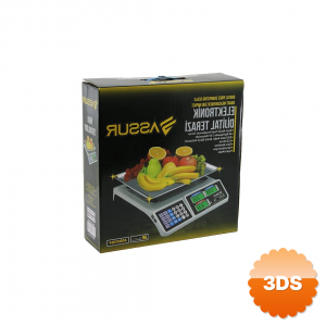 Büyük Dijital Karpuz Terazi Tartı 40kg/2gr 7 Fiyat Hafızası Fiş Şarjlı Acs - 809t