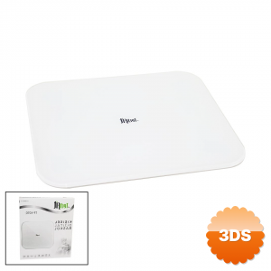 Gizli Ekran - soft Beyaz Cam Zemin Dijital Baskül Terazi 180kg Sensör - led Ekran - oda? Tf - 1070