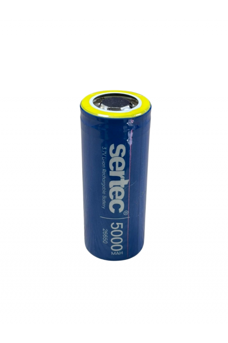 Sertec Icr26650 Li - ıon 3.7v 5000mah 3c Şarjlı Pil